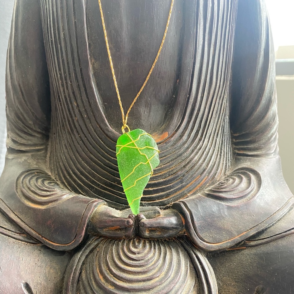 Large Sea Glass Necklace
